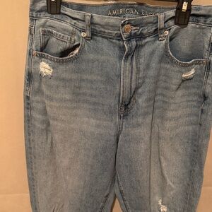 American Eagle Distressed Blue Jeans